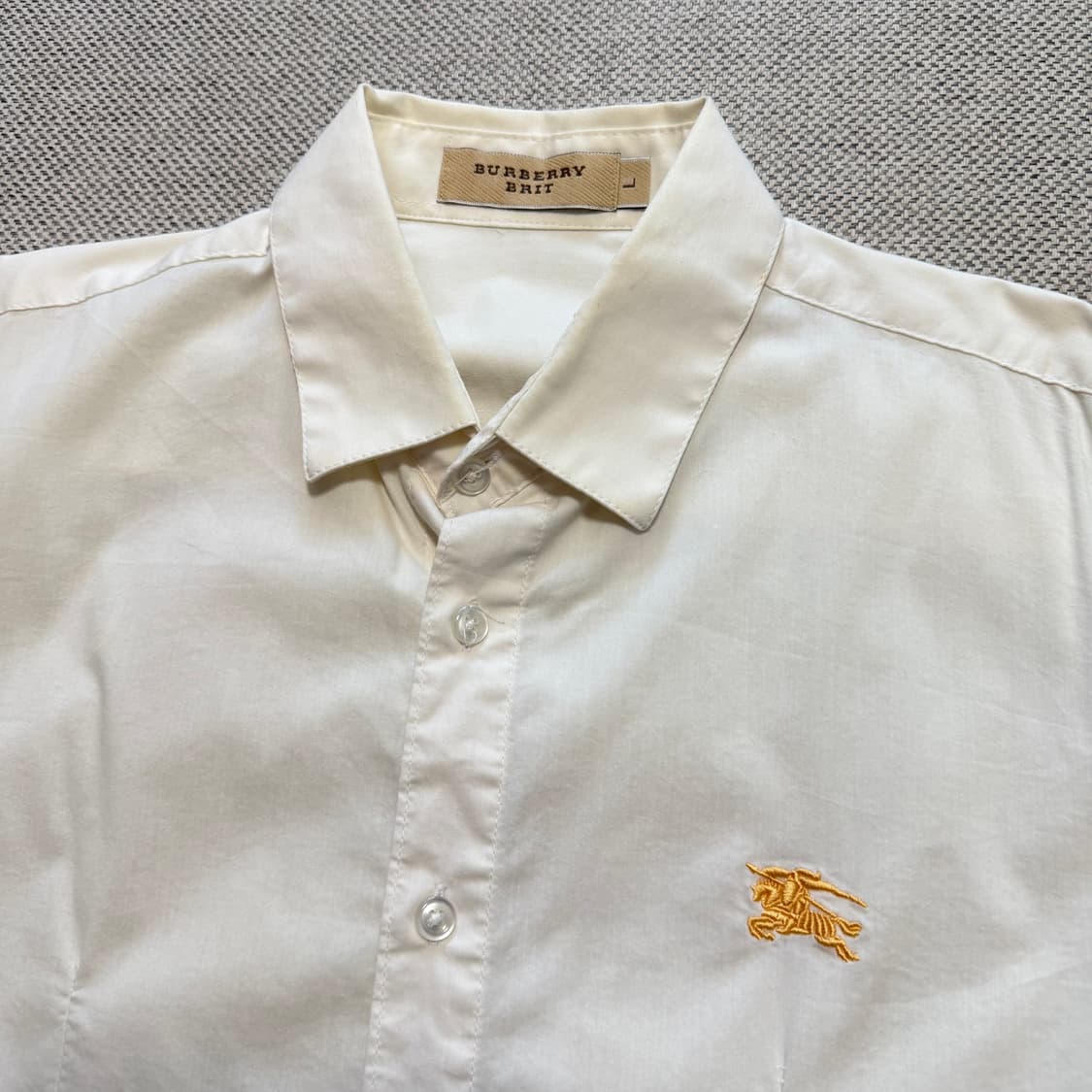 버버리 브릿 빈티지 화이트 셔츠 상품이미지2