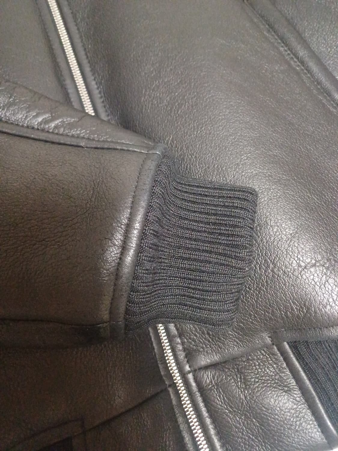 Sandro 산드로 무스탕  봄버 자켓 M 상품이미지9