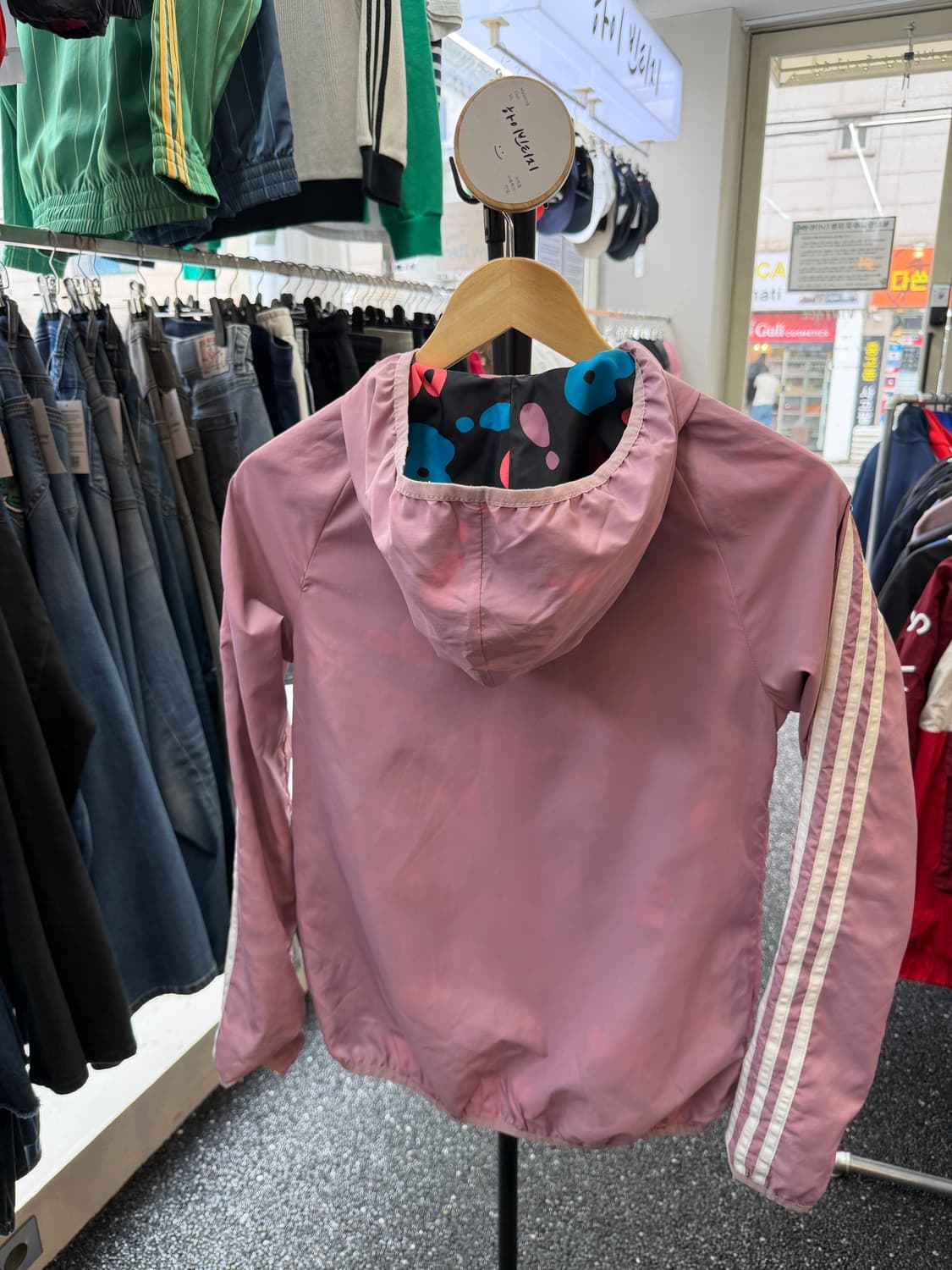 아디다스 패턴 바람막이 리버서블 상품이미지7