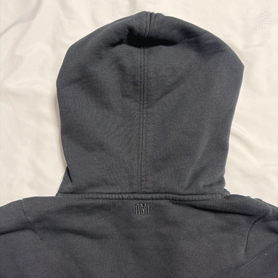 아미 스몰로고 후드티 블랙 XS 상품이미지3