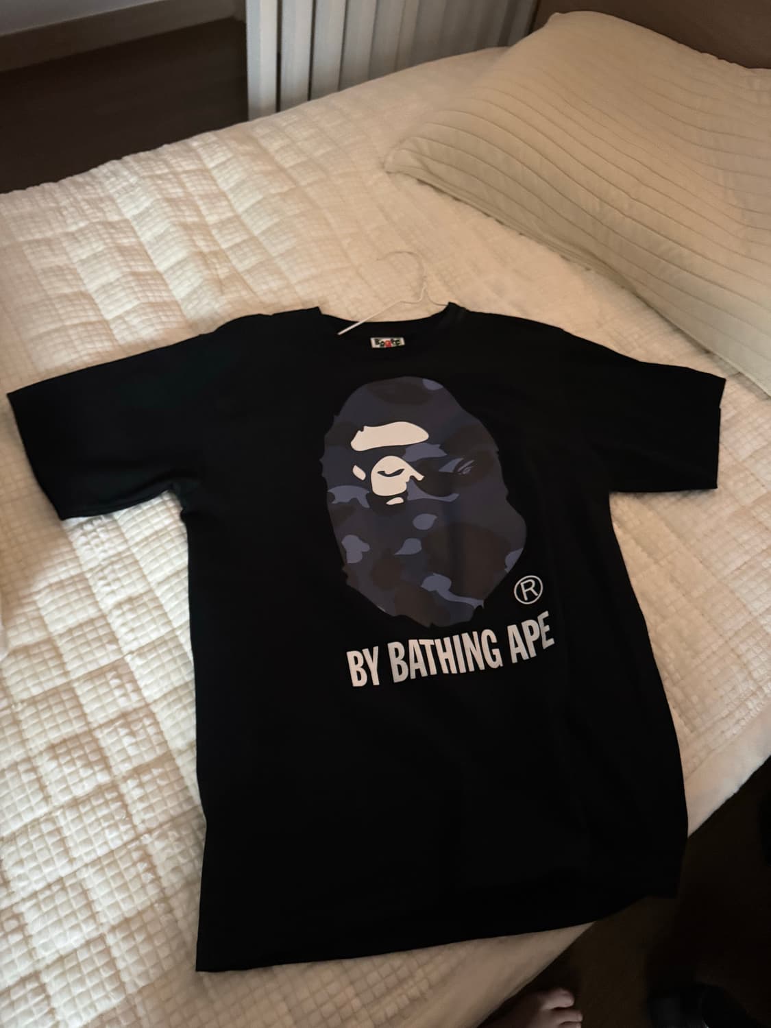 Bape 베이프 컬러 카모 반팔 티셔츠 블루 상품이미지2
