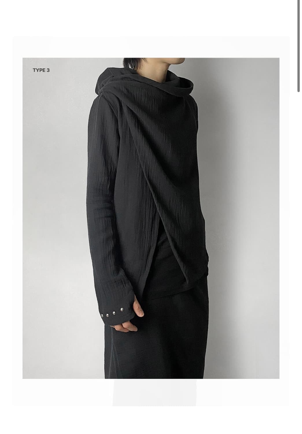 [2] 003.001.04 드레이프 후드 상품이미지1