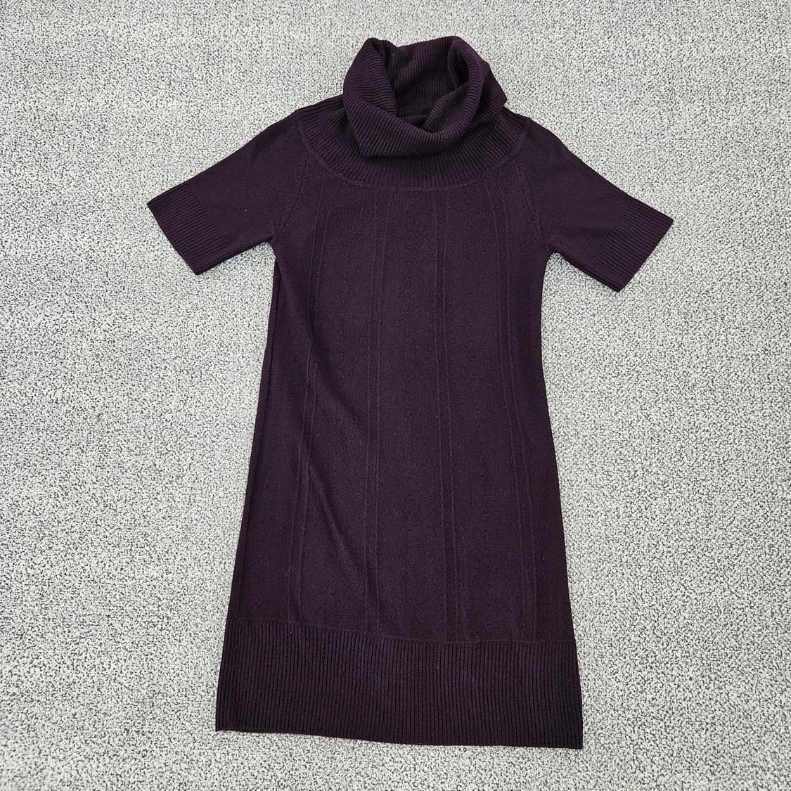 [90] 볼 VOLL 터틀넥 반소매 니트 원피스 1104JM2 상품이미지1