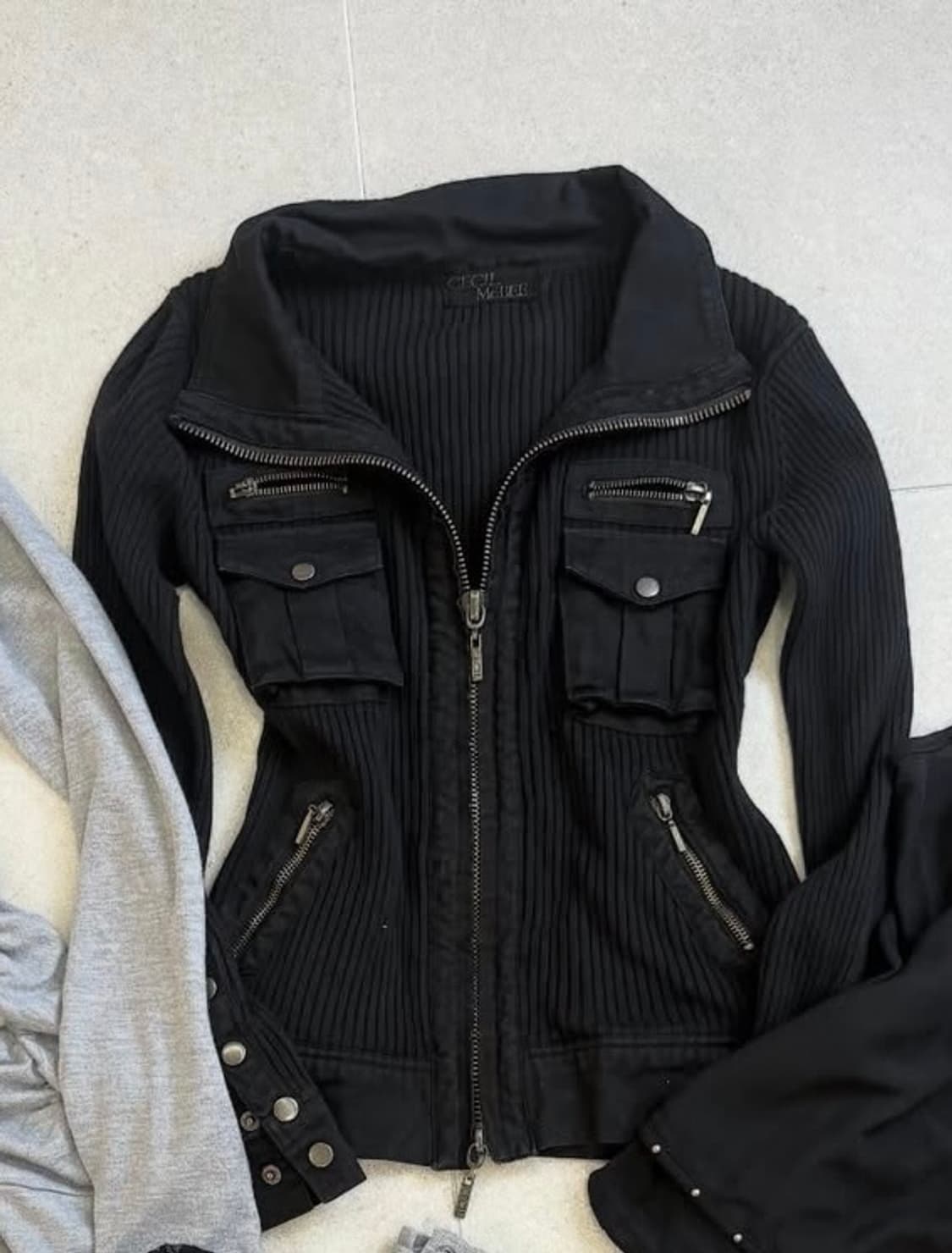 (구해요) 오네갸루 갸루 락시크 고스펑크 팝걸 빈티지 y2k 골지 집업 상품이미지2