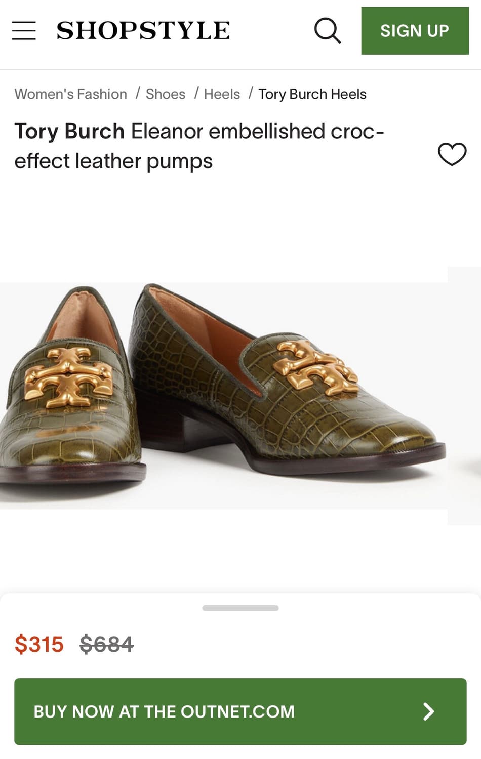 토리버치 엘리노어 구두 6M 230~235 상품이미지2