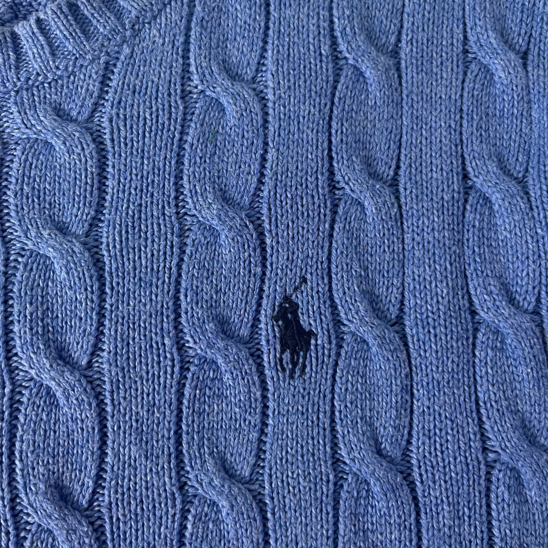 100 폴로랄프로렌 신형 블루 꽈배기 니트 상품이미지3