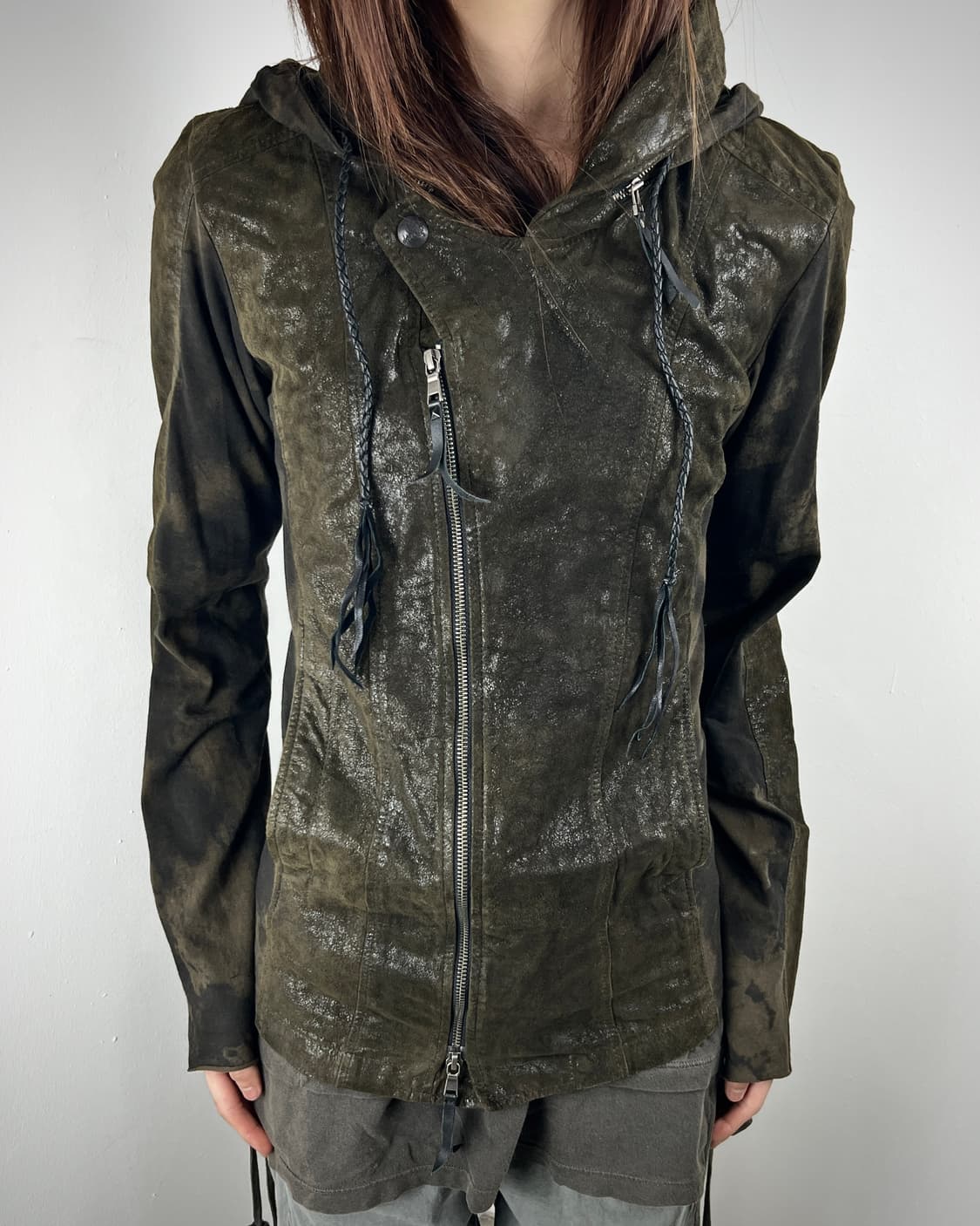 14TH ADDICTION WAXED BONO LEATHER JACKET 상품이미지2
