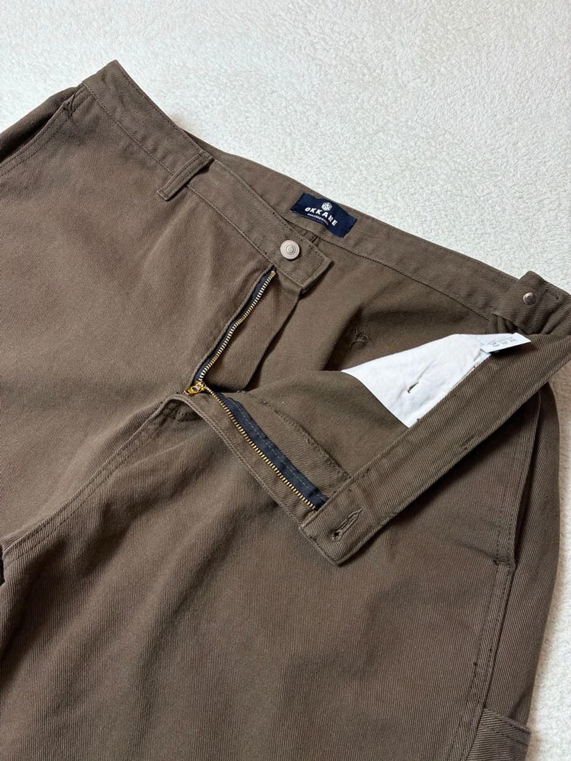 Okkane 코튼 와이드 팬츠 PN6701 상품이미지3