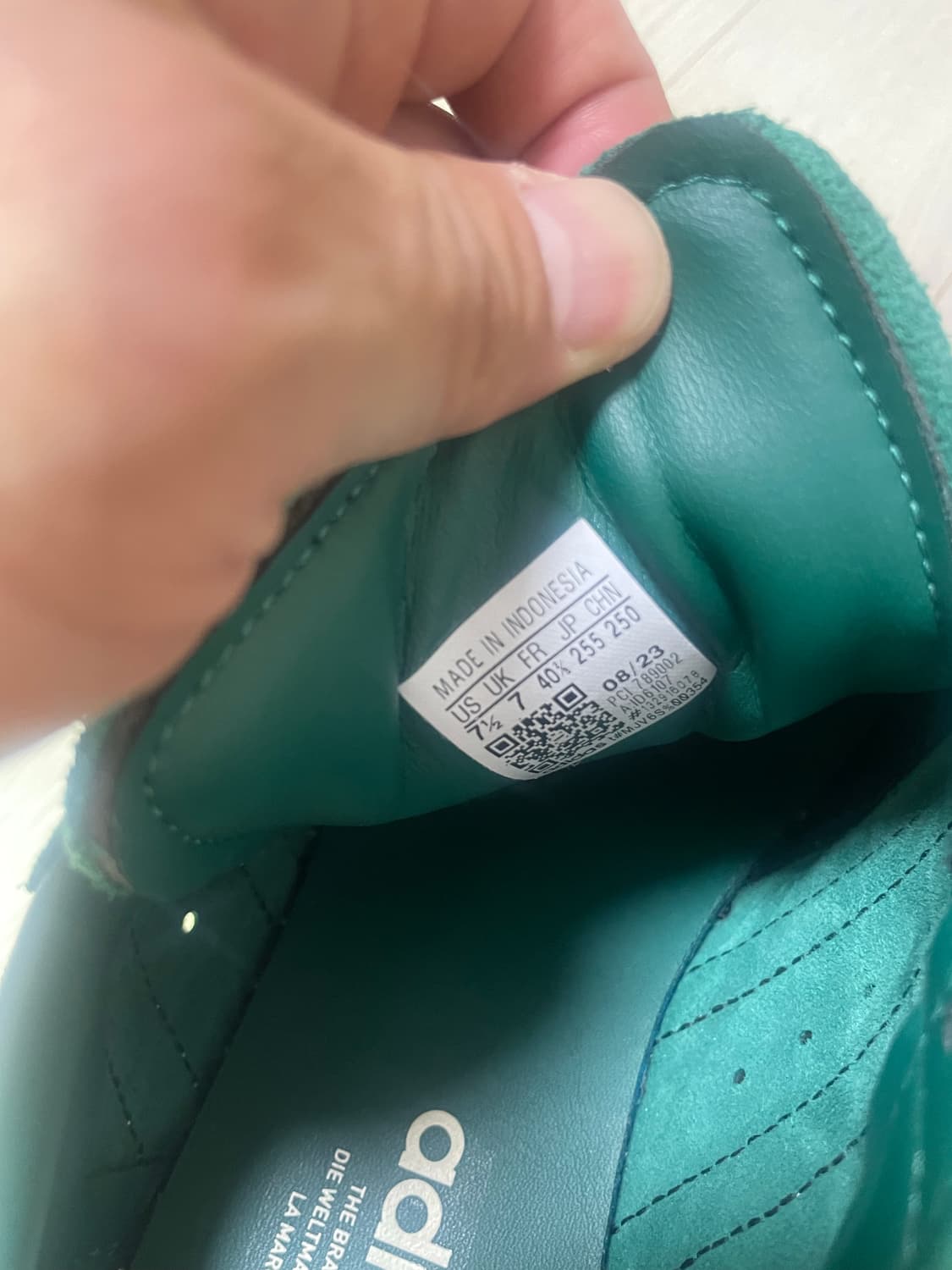 슈퍼스타 82 - 그린:오프화이트 상품이미지6