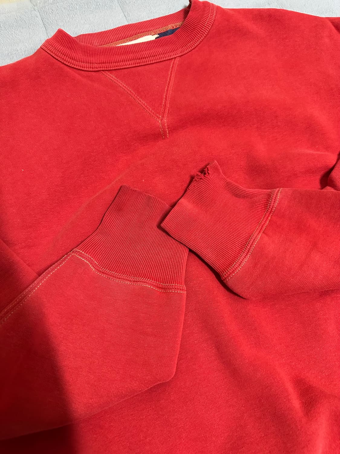 쿠쉬맨 스웻셔츠 레드 XL 상품이미지5