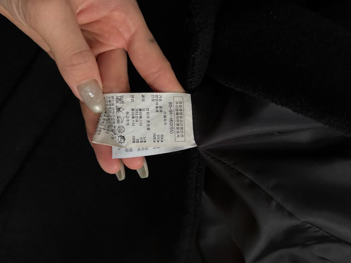 쉬즈미스 검정코트  상품이미지2