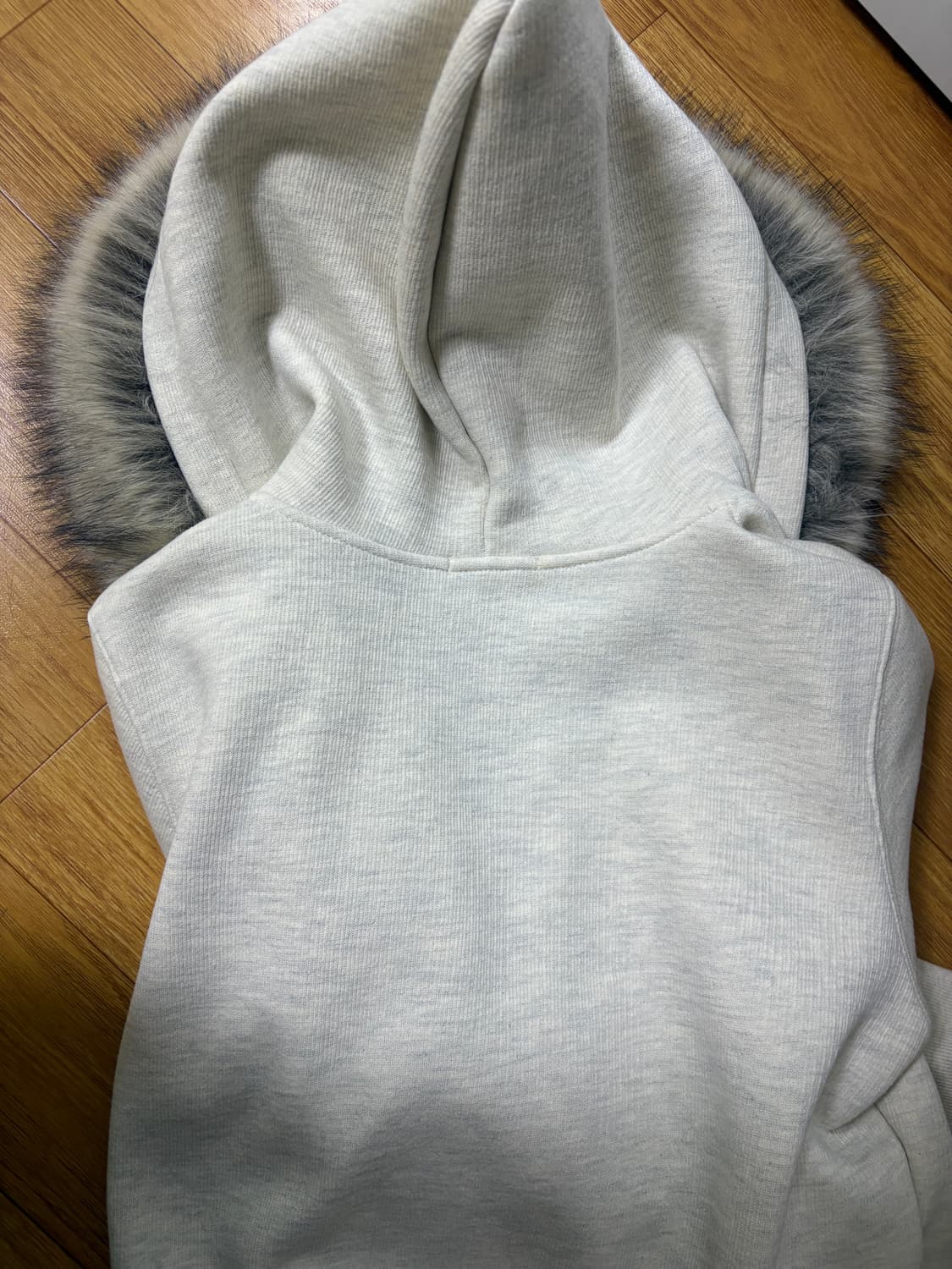 오운서 퍼 후드집업 퍼후드 탈부착 가능 상품이미지2