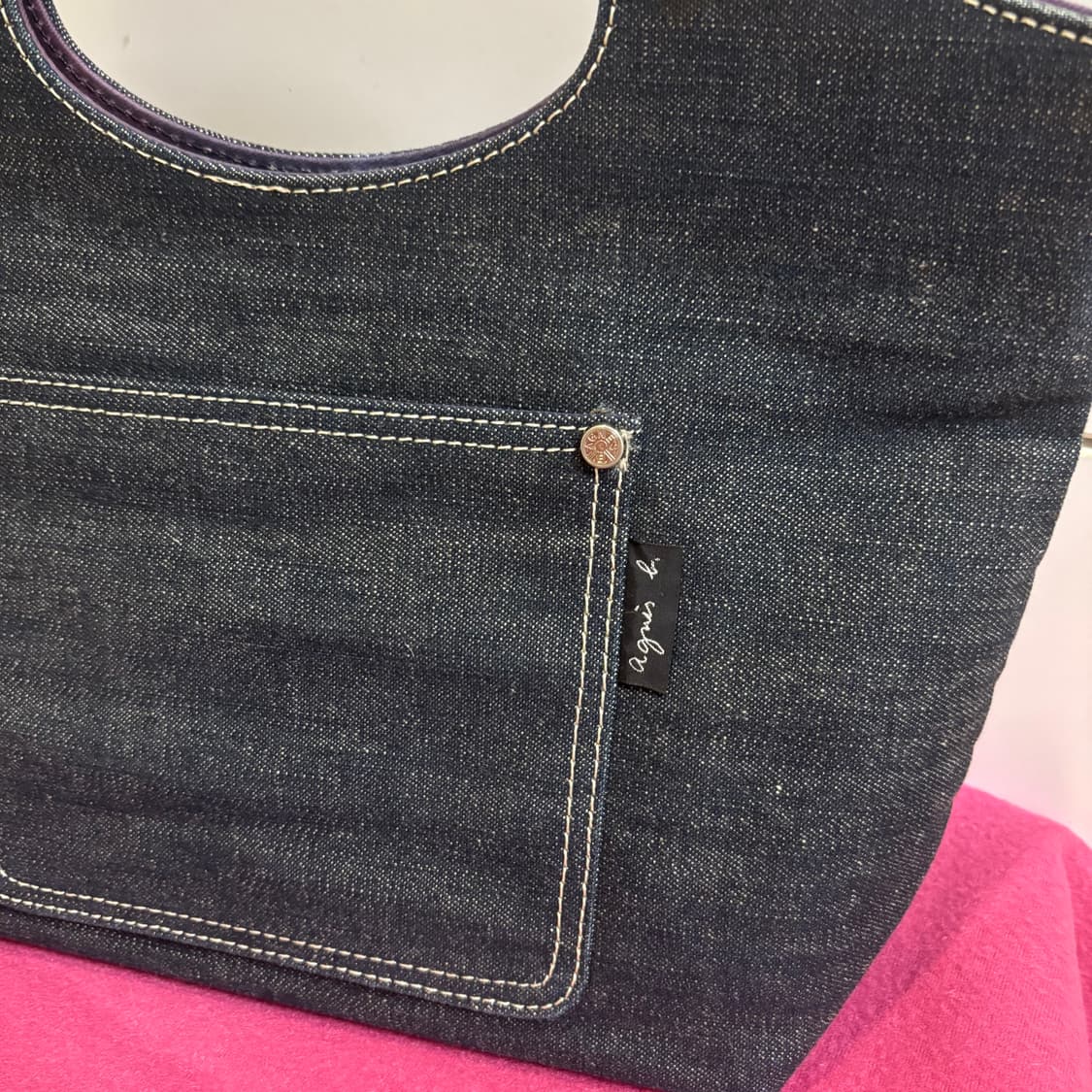 agnès b. 아네스베 데님 토트백 상품이미지2