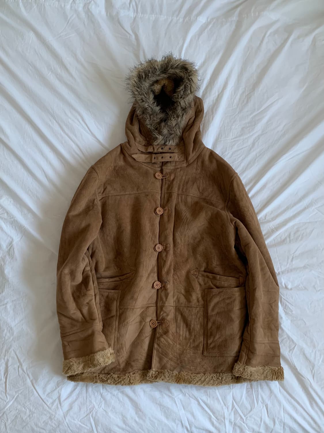 카멜 스웨이드 야상 상품이미지1