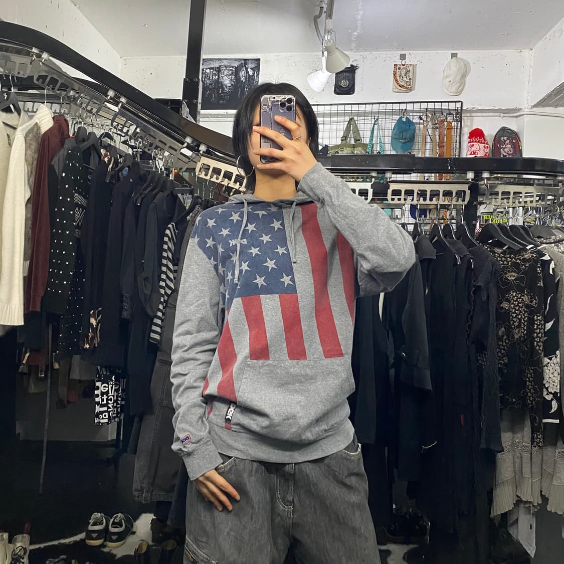 DGK 미국 국기 후드티 상품이미지1