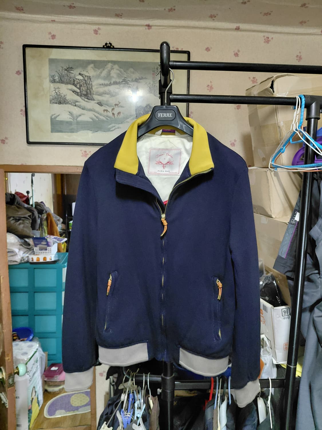 [자라맨]DENIM COUTURE 풀 집업 자켓 XL(100)사이즈 상품이미지3