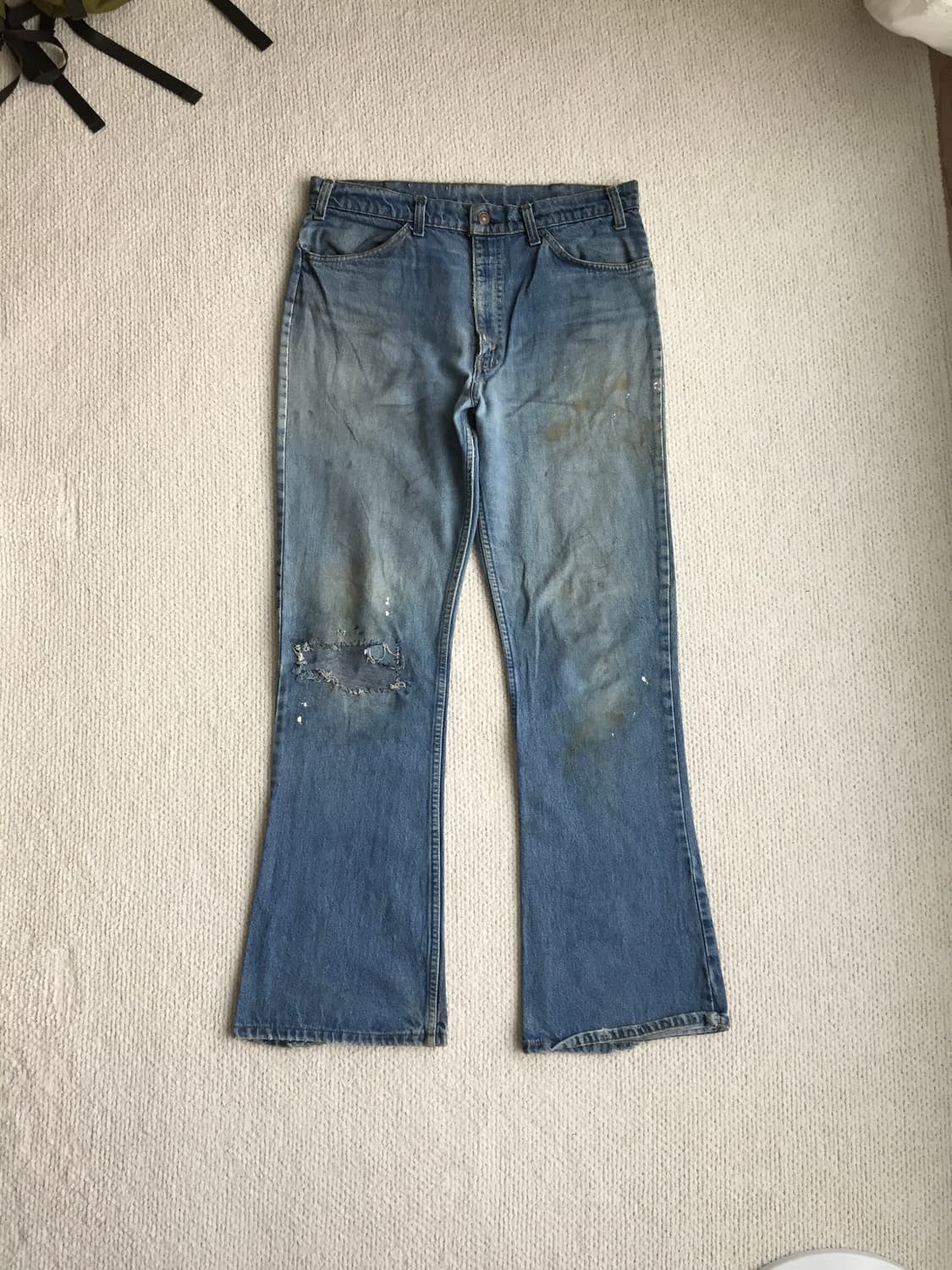 80‘s 리바이스 646 벨바텀 굿에이징 굿사이즈 상품이미지1