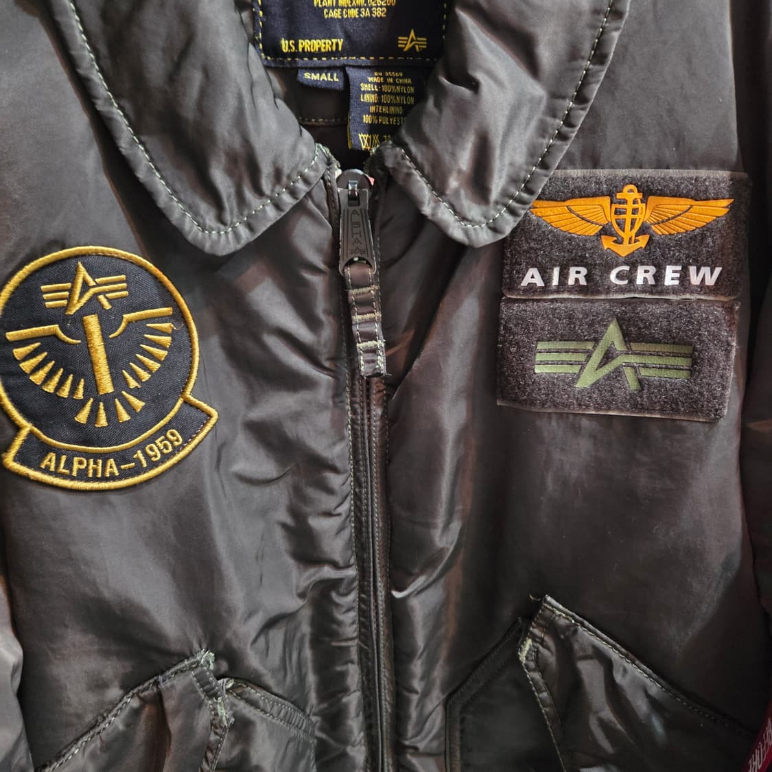알파인더스트리 MA-1  와펜 항공 점퍼 상품이미지3