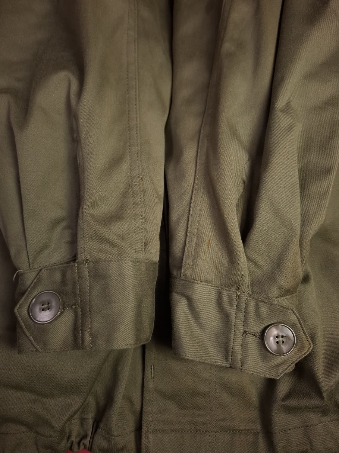 새제품급 오리지날 80's 프랑스군 M64 필드 파카 상품이미지5