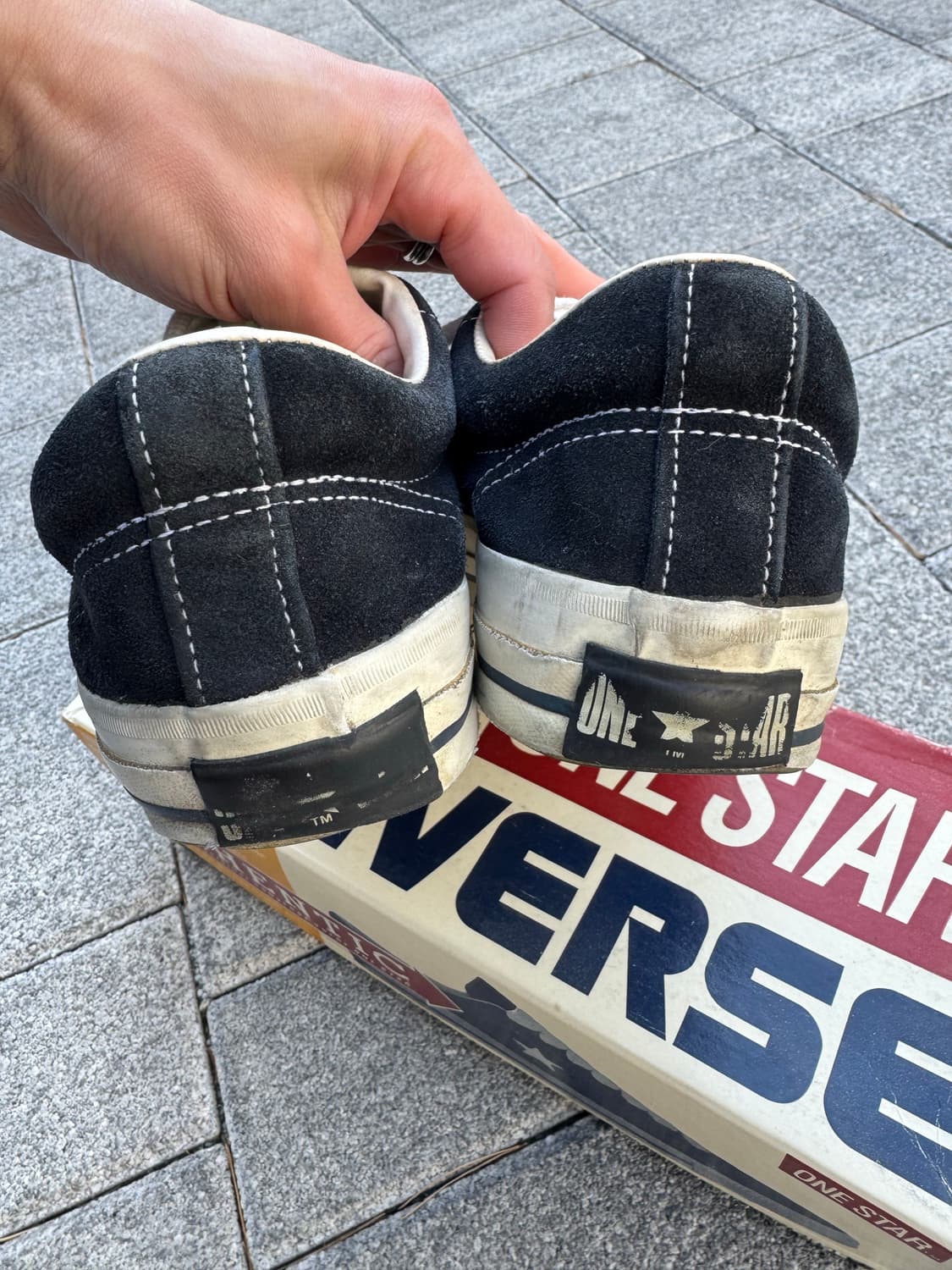 90s 컨버스 원스타 스웨이드 네이비 270 상품이미지8