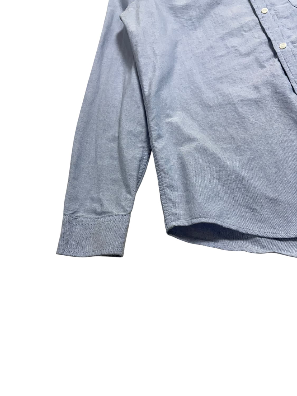 무신사 스탠다드 베이식 옥스포드 셔츠 스카이 블루 상품이미지3