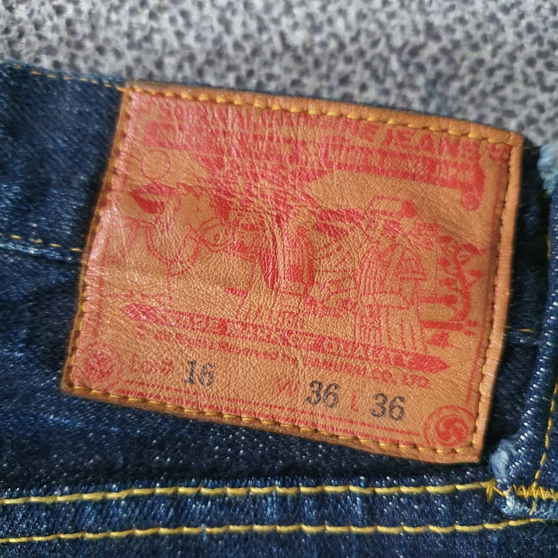 사무라이진 15주년 기념 모델 S3000VX 데님 팬츠 상품이미지10