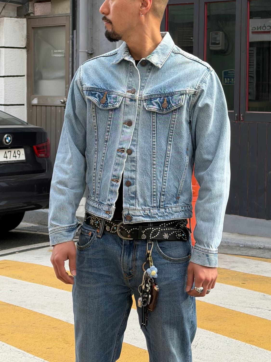 Levi's 90s usa 화이트라벨 데님 트러커 자켓 상품이미지1