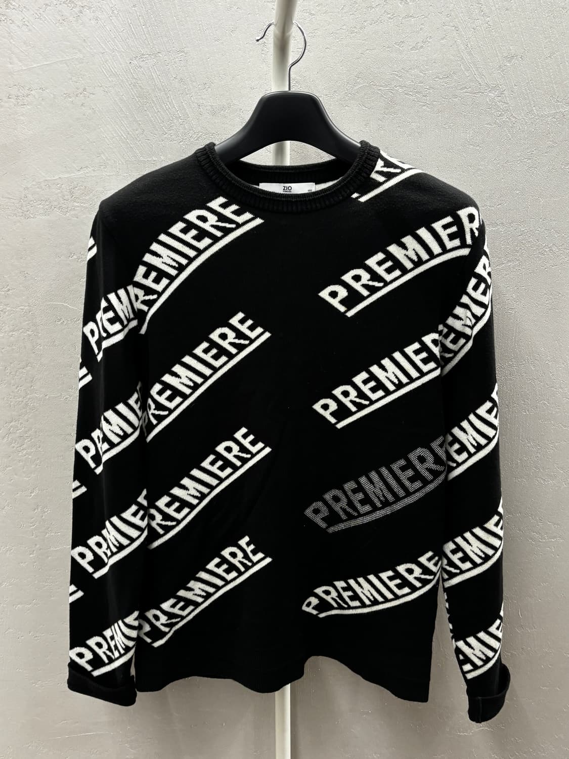 지오송지오 PREMIERE 블랙 니트 100 상품이미지2