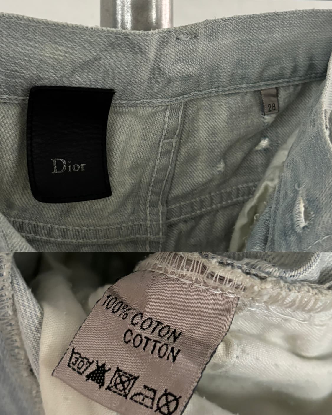 Dior 디올 옴므 09AW 페인트 스플래터 데님 팬츠 상품이미지8