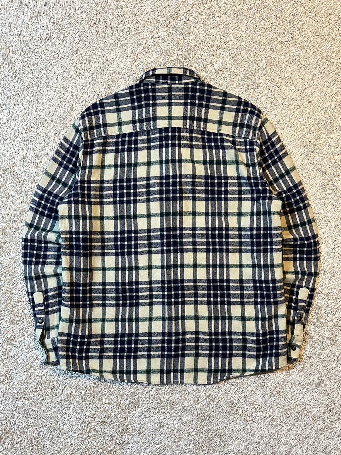 아페쎄 A.P.C. 원포켓 울 플란넬 체크셔츠 상품이미지3