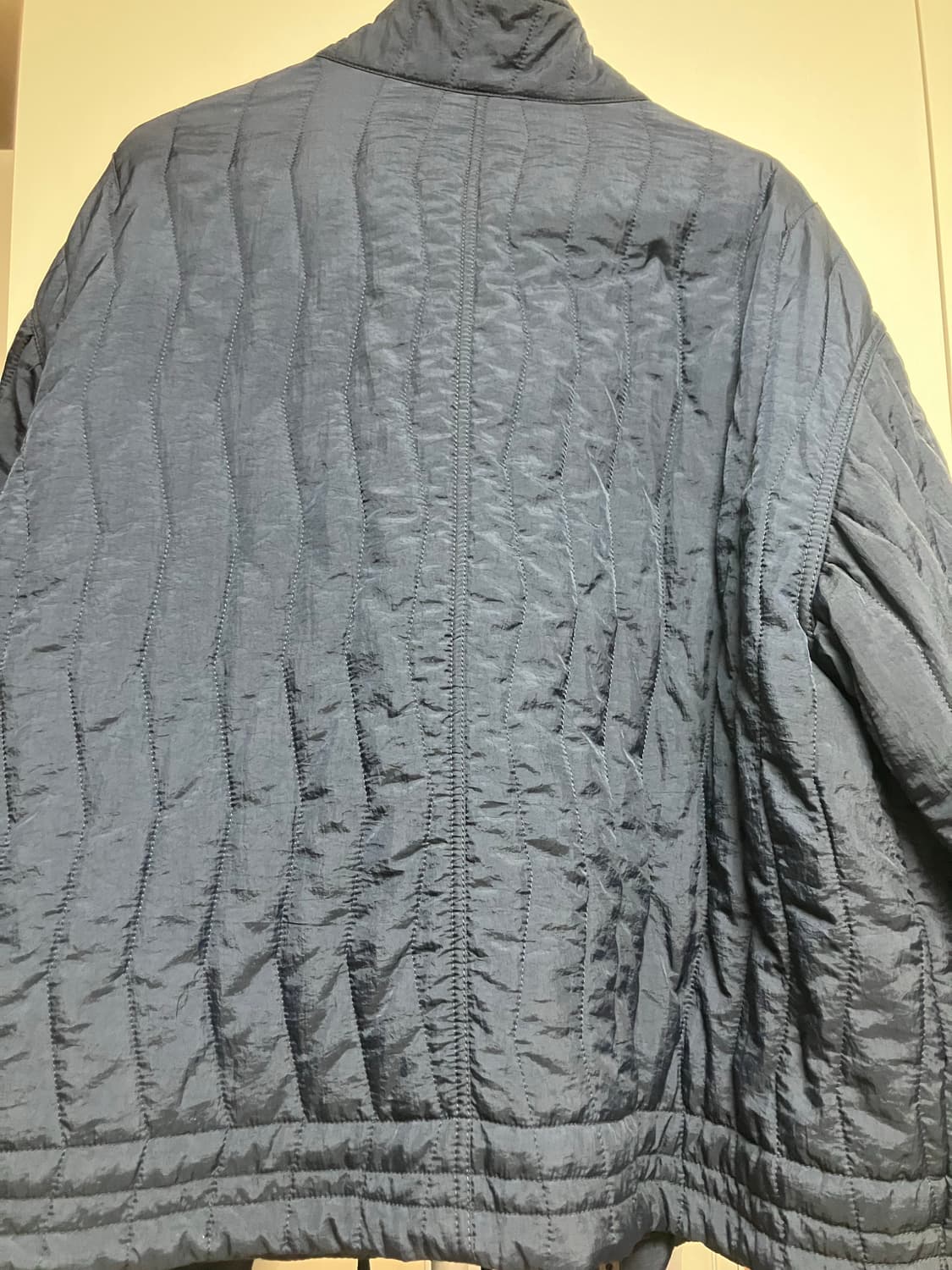 언어펙티드 퀼팅 블루종 자켓 네이비 L 상품이미지3