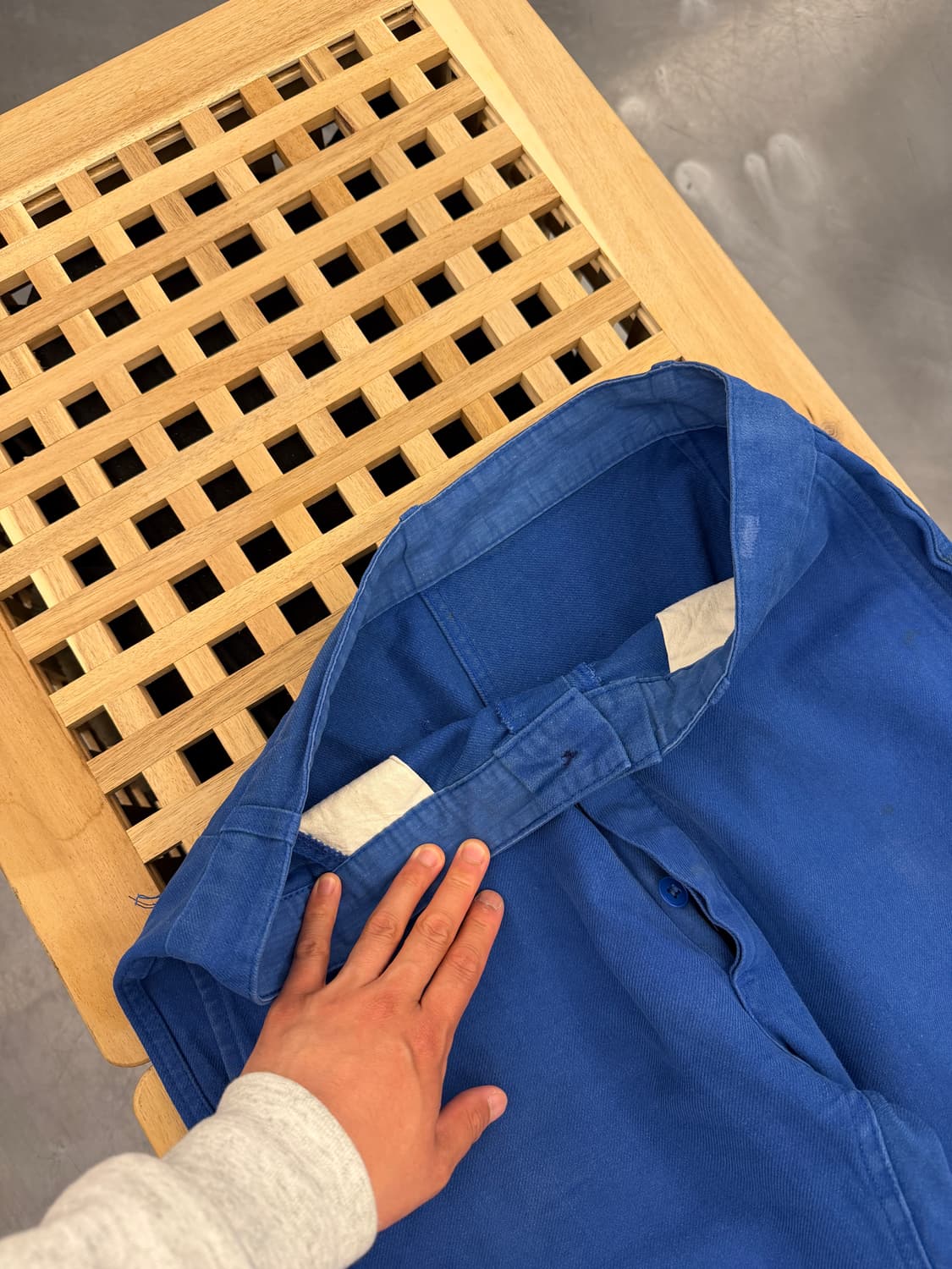 OLD MODEL WASHED FRENCH 올드모델 프렌치워크팬츠 상품이미지7