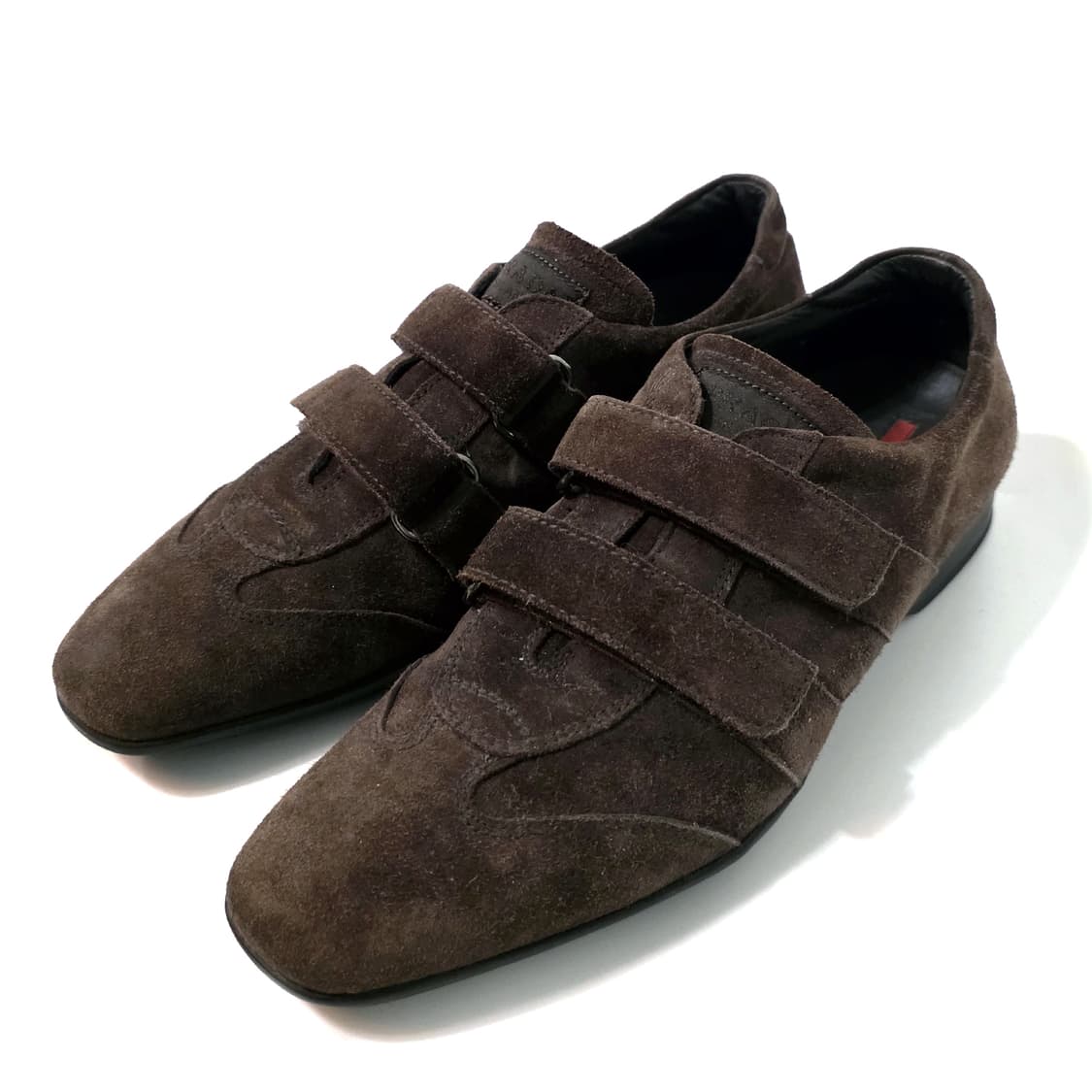 [UK7] 프라다 더블스트랩 로퍼 다크 브라운 상품이미지2