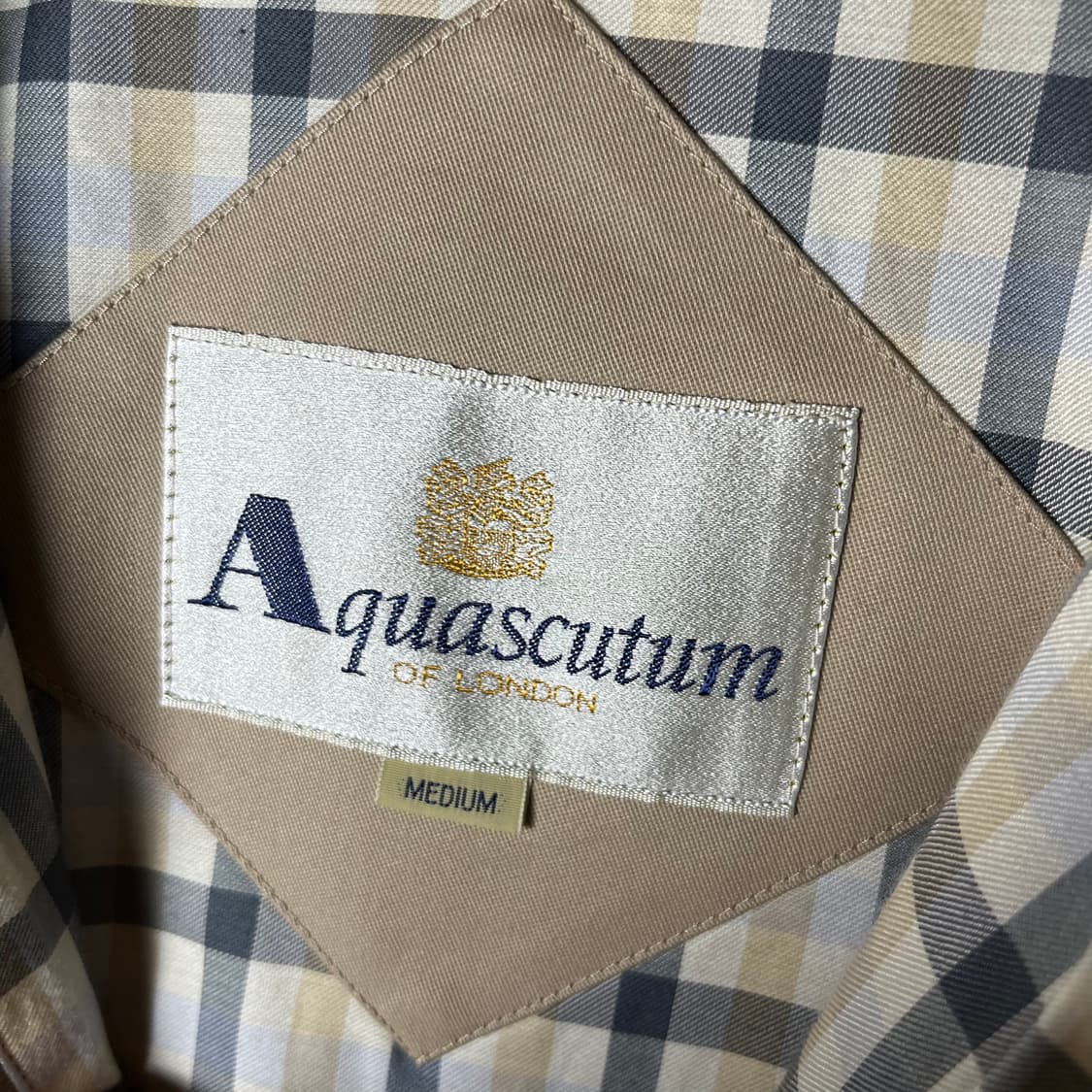 [Aquascutum] 아쿠아스큐텀 코튼 헤링턴자켓 상품이미지5