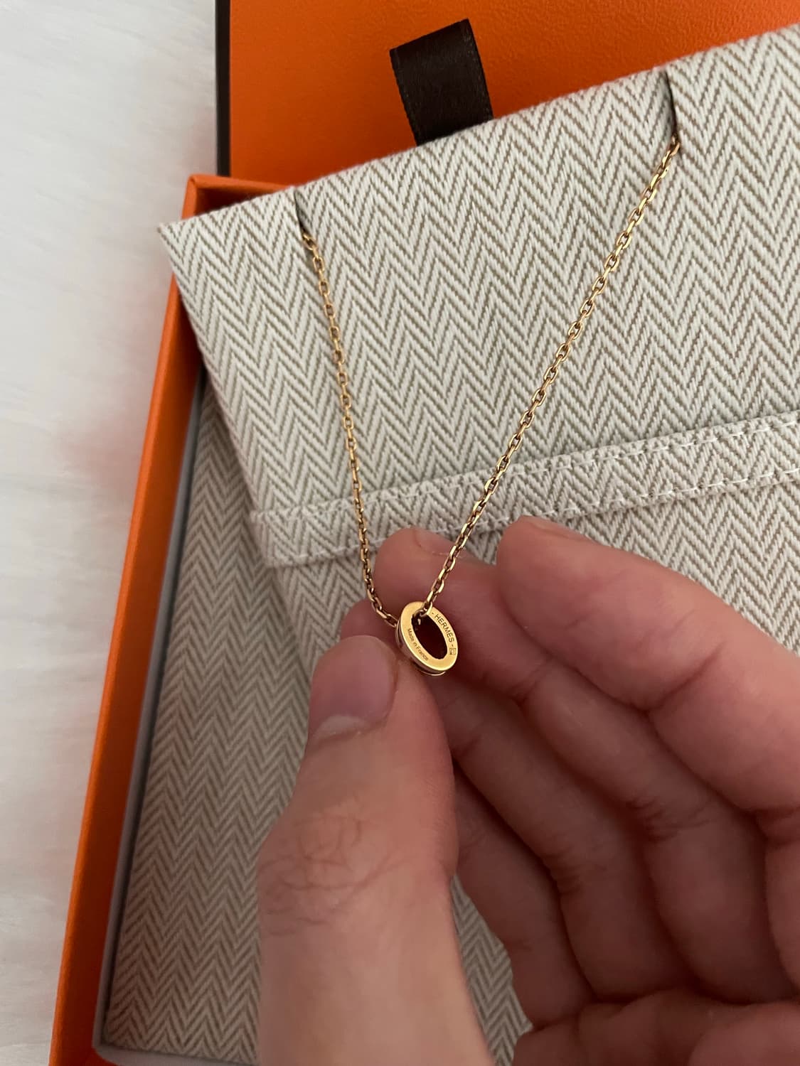 에르메스 팝아슈 미니 핑크 골드 새상품급 상품이미지3