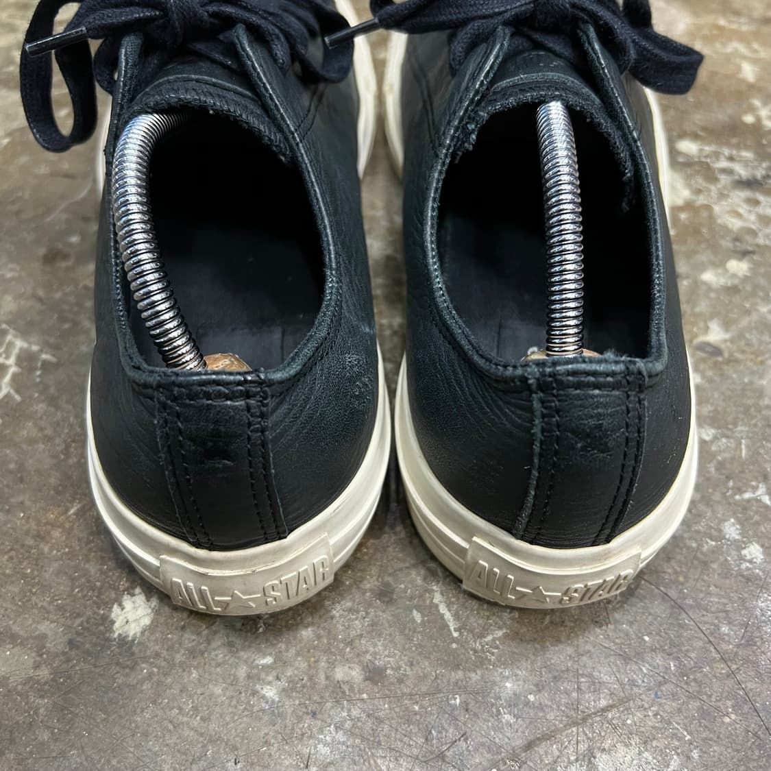 265) 컨버스 로우 올스타 레더 스니커즈 운동화 신발 상품이미지4