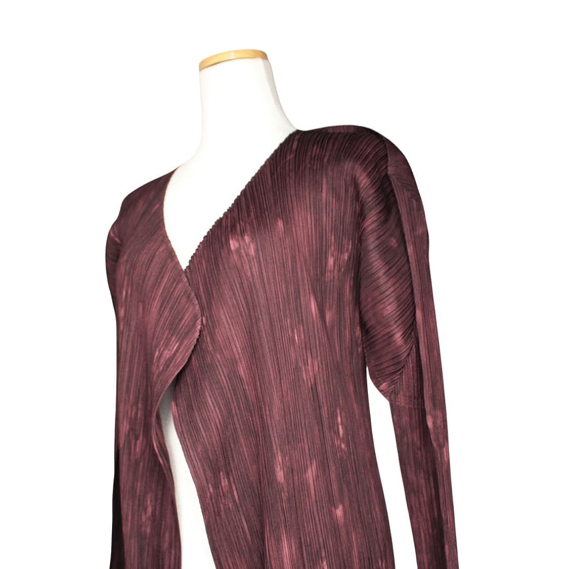 플리츠플리즈 딥브라운 롱 가디건 4 상품이미지4