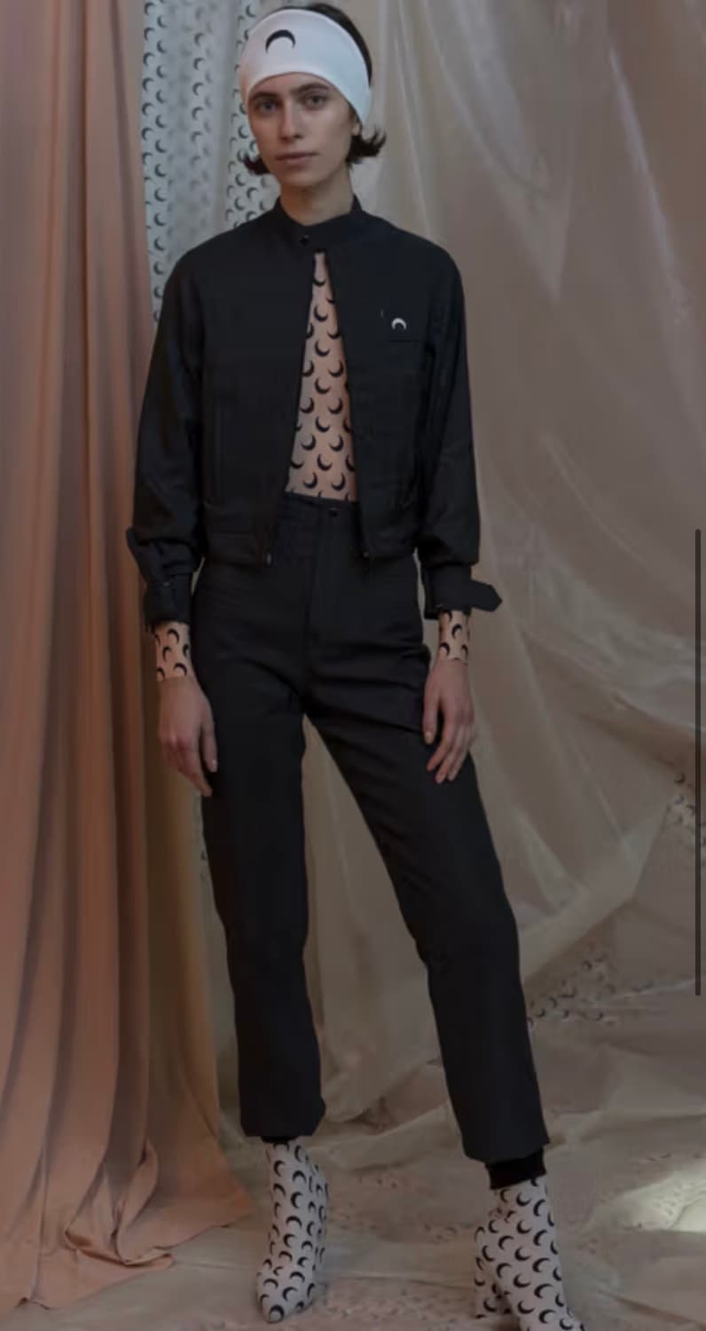 마린세르 SS18 무아르 팬츠 블랙 상품이미지3