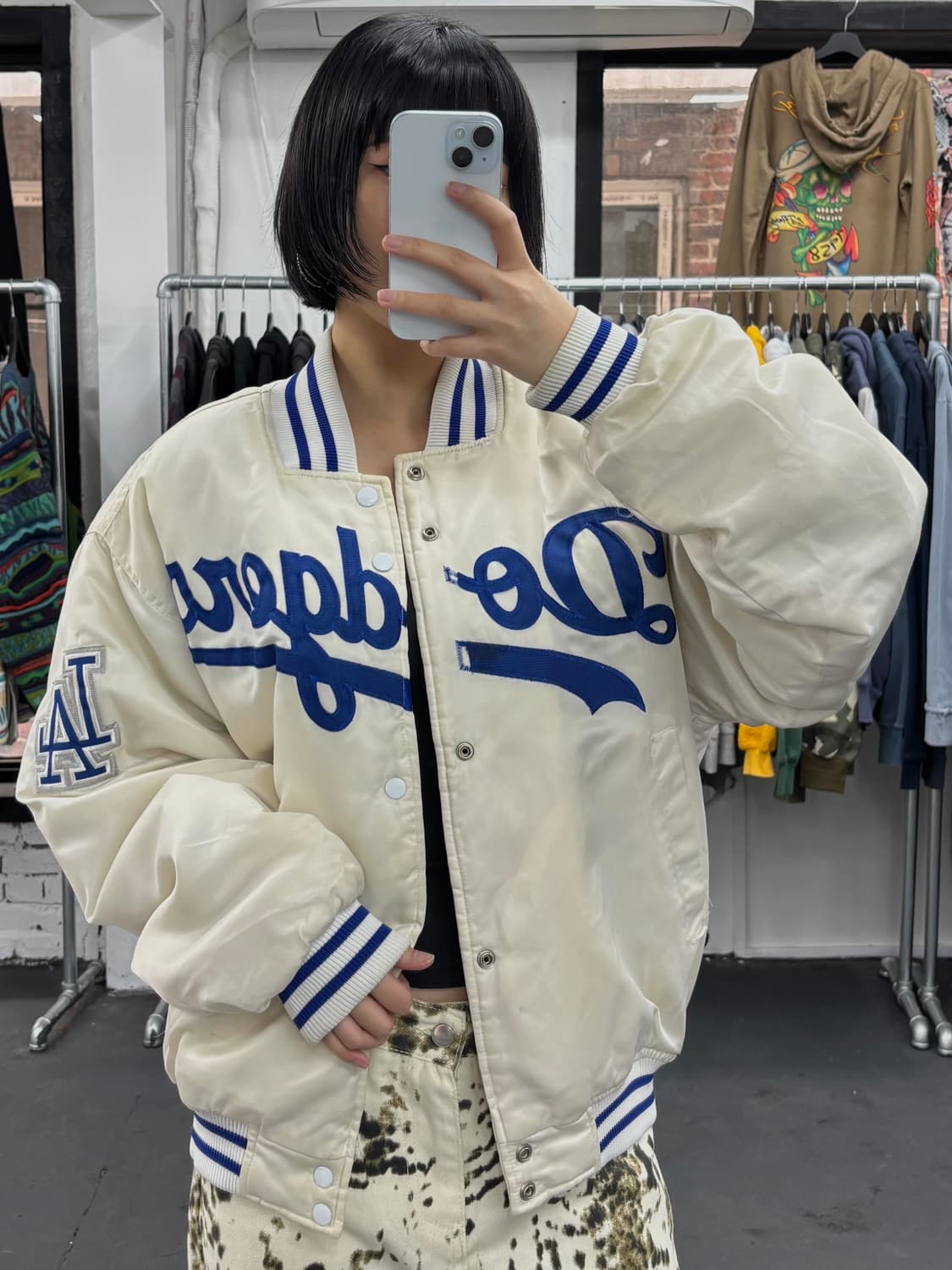 마제스틱 LA 다저스 바시티 자켓 상품이미지3