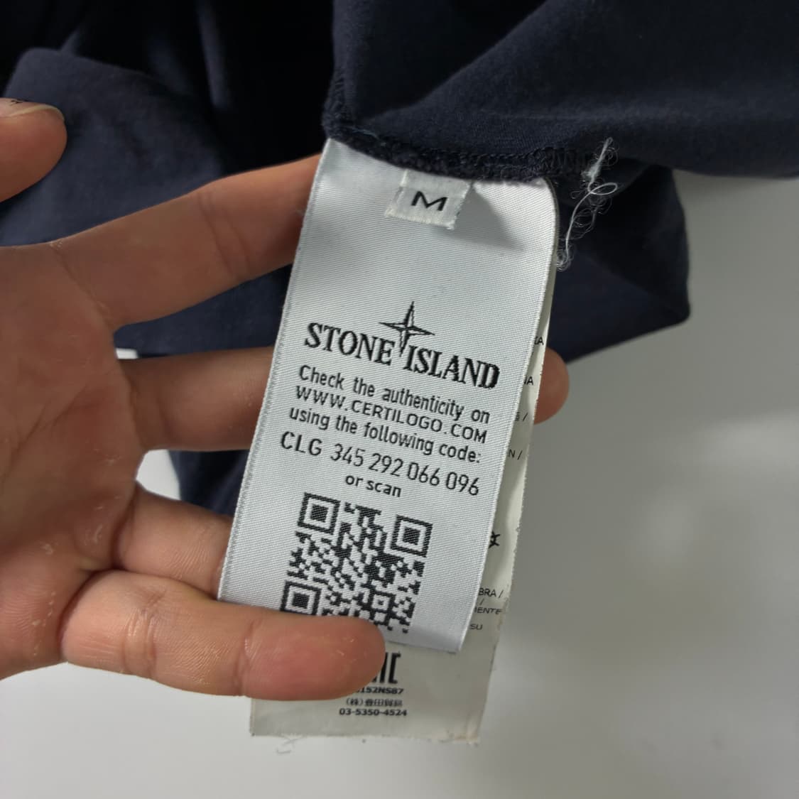 Stone island  스톤아일랜드 컴파스 로고 프린팅 네이비 반팔티  상품이미지6