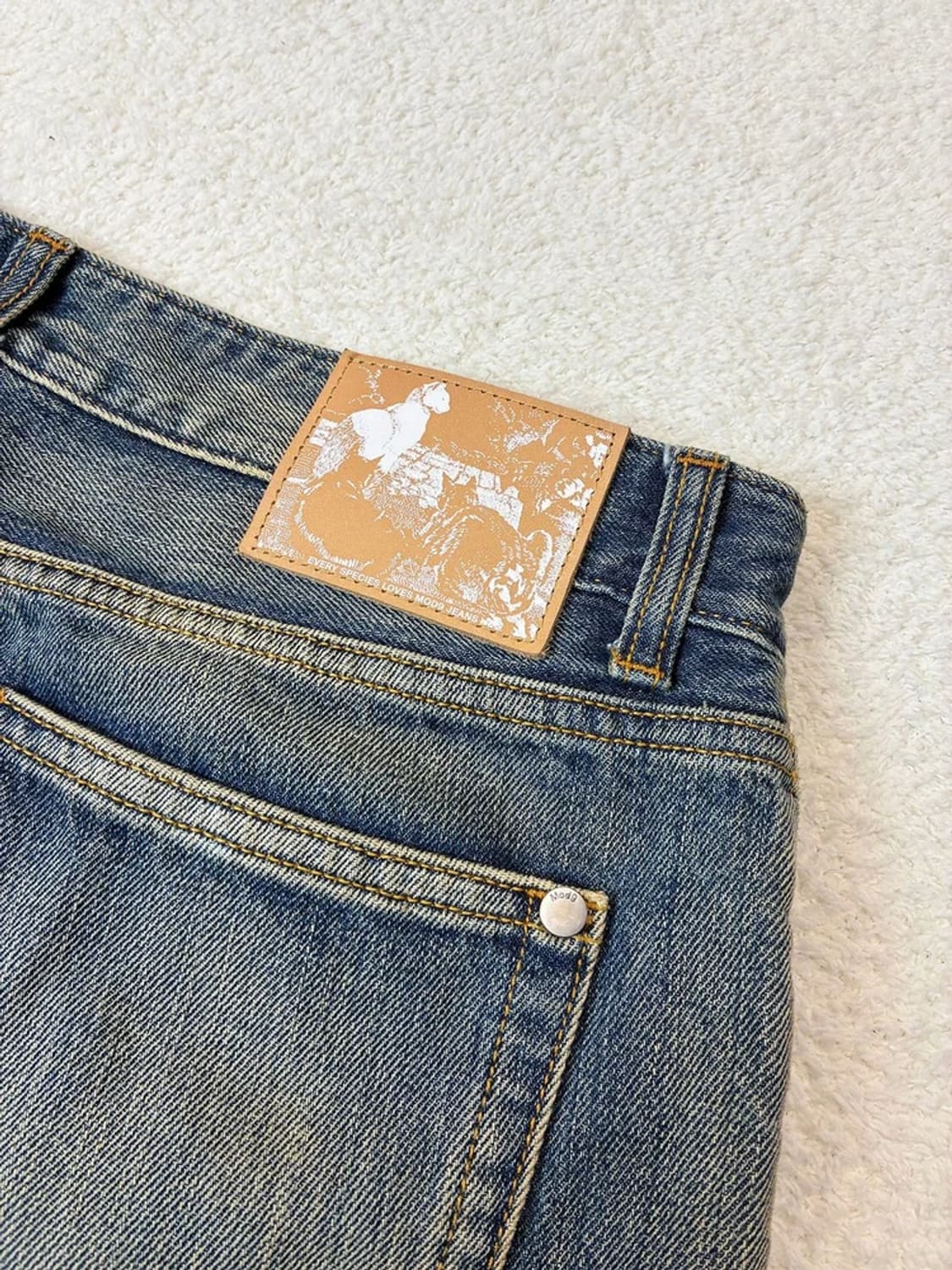 모드나인 Mod9 페이딩 스트레이트 데님 팬츠 PN6191 상품이미지7