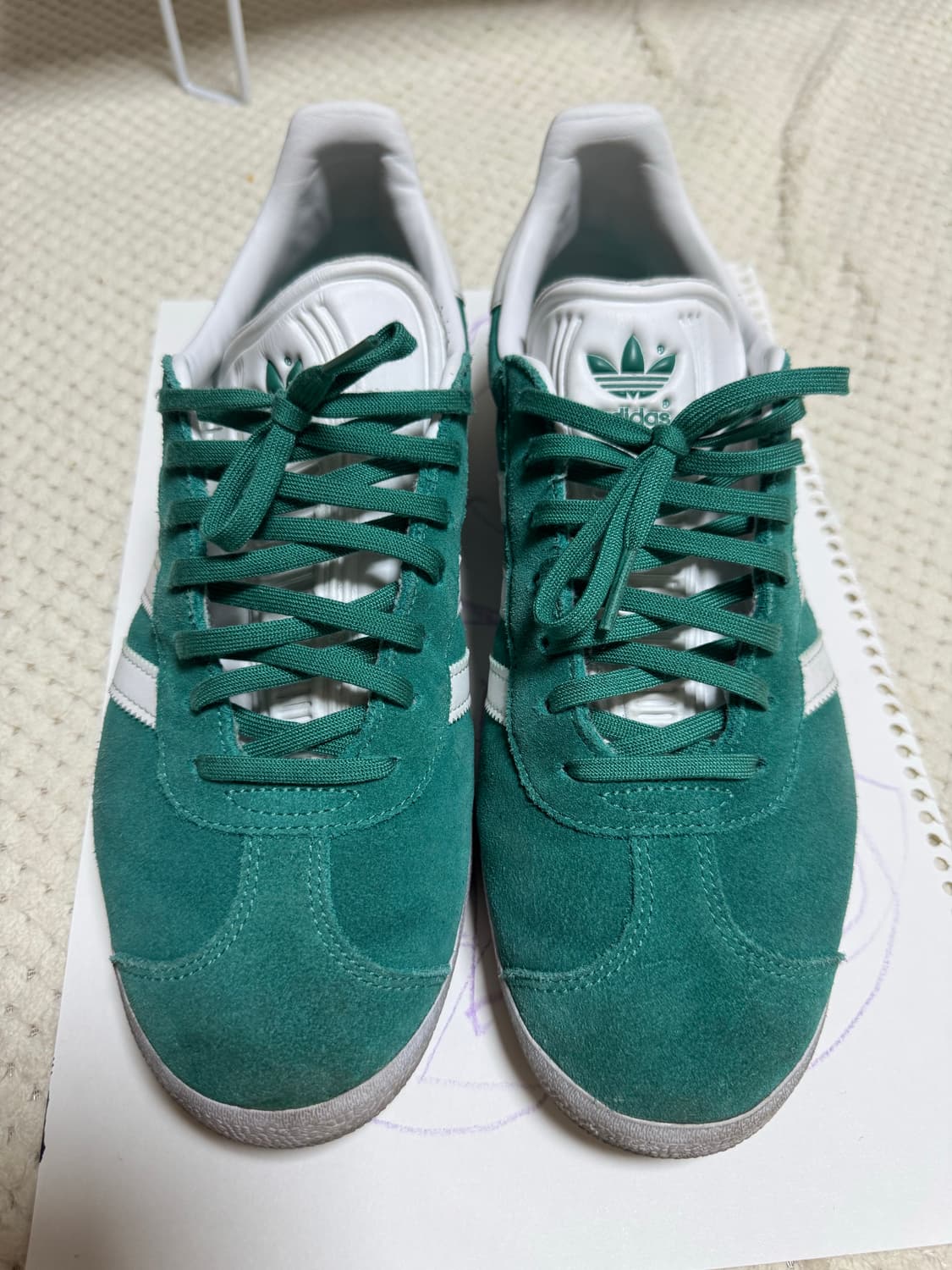 아디다스 가젤 스웨이드 그린 270 상품이미지6