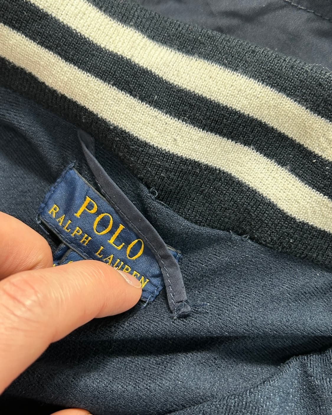 폴로 랄프로렌 네이비 폴리쉘 블루종 자켓  상품이미지6