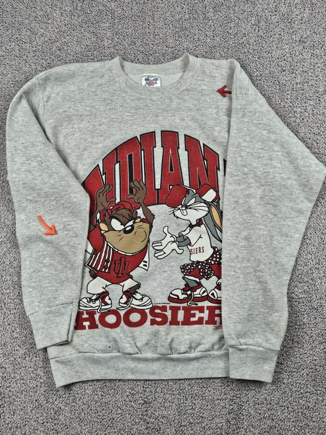 90's USA 인디아나후지어스 TNT 크루넥 맨투맨 (L)/ 10128 상품이미지5