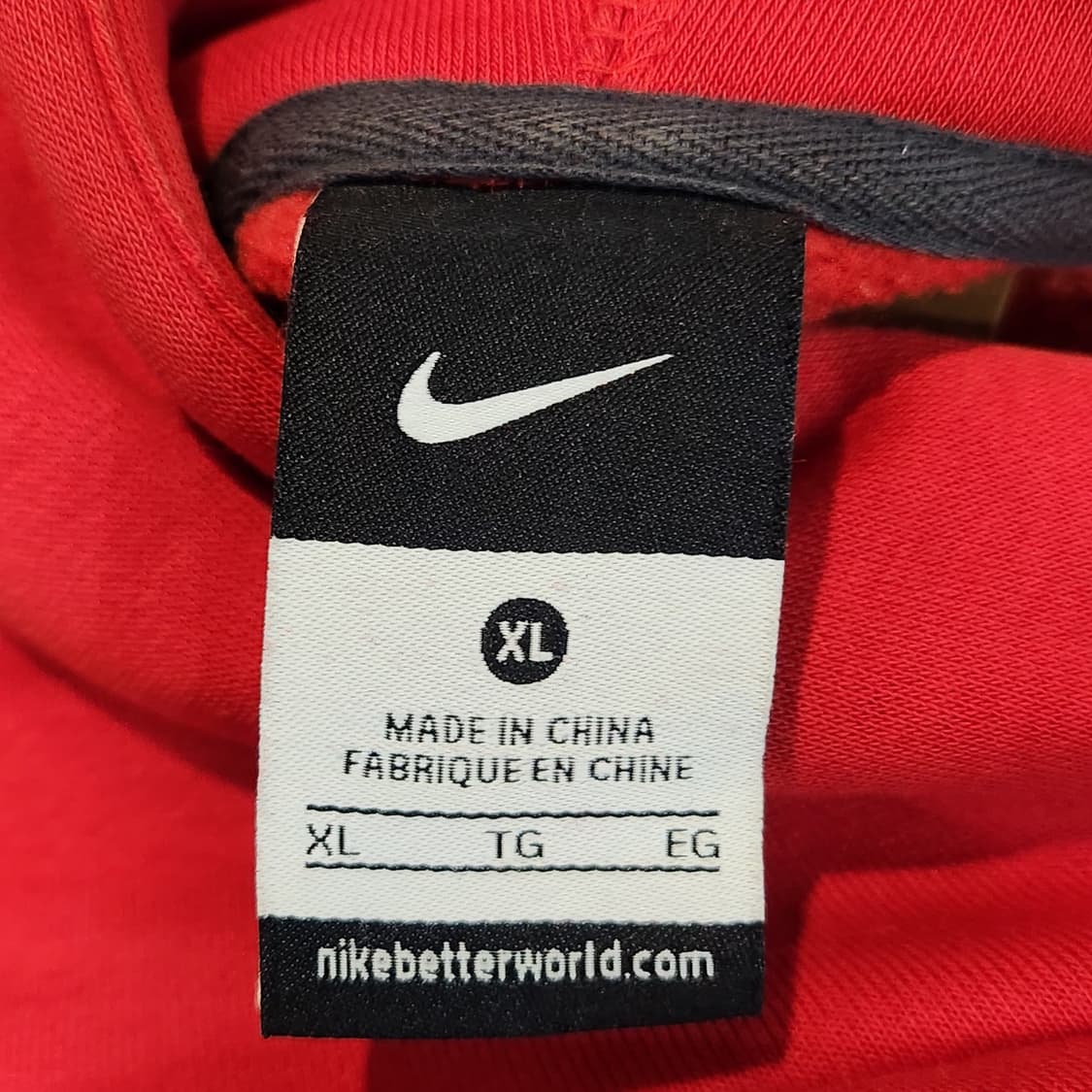 나이키 르브론 제임스 위트니스 레드 후드티 (XL) 상품이미지2