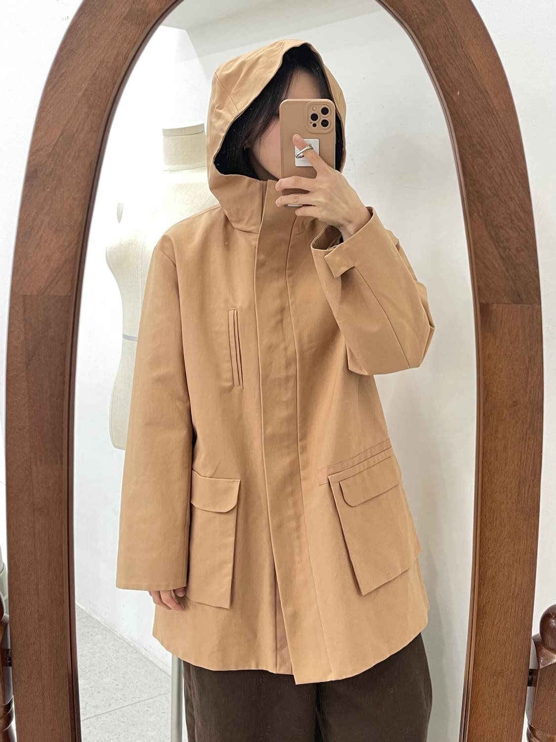 COS 후드 트렌치 상품이미지1