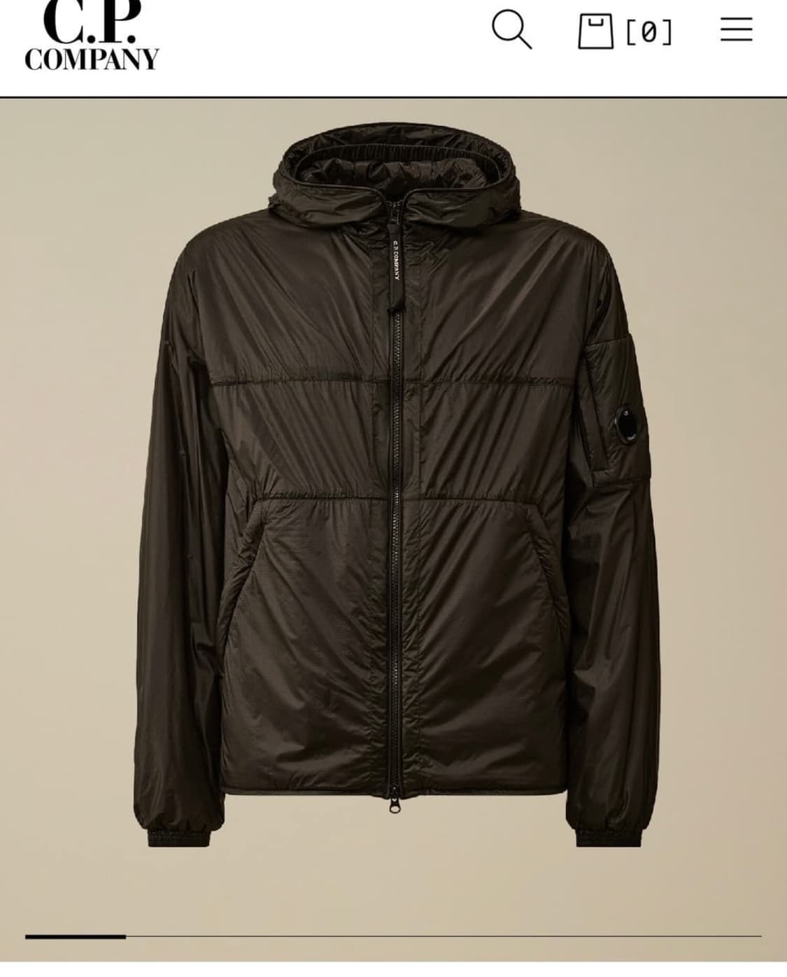 25fw cp컴퍼니 나다쉘 패딩 블랙 m size 상품이미지1