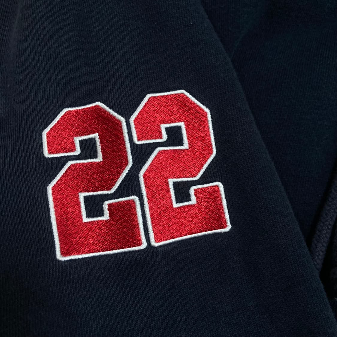 디키즈 스몰 로고 네이비 후드 집업 상품이미지3