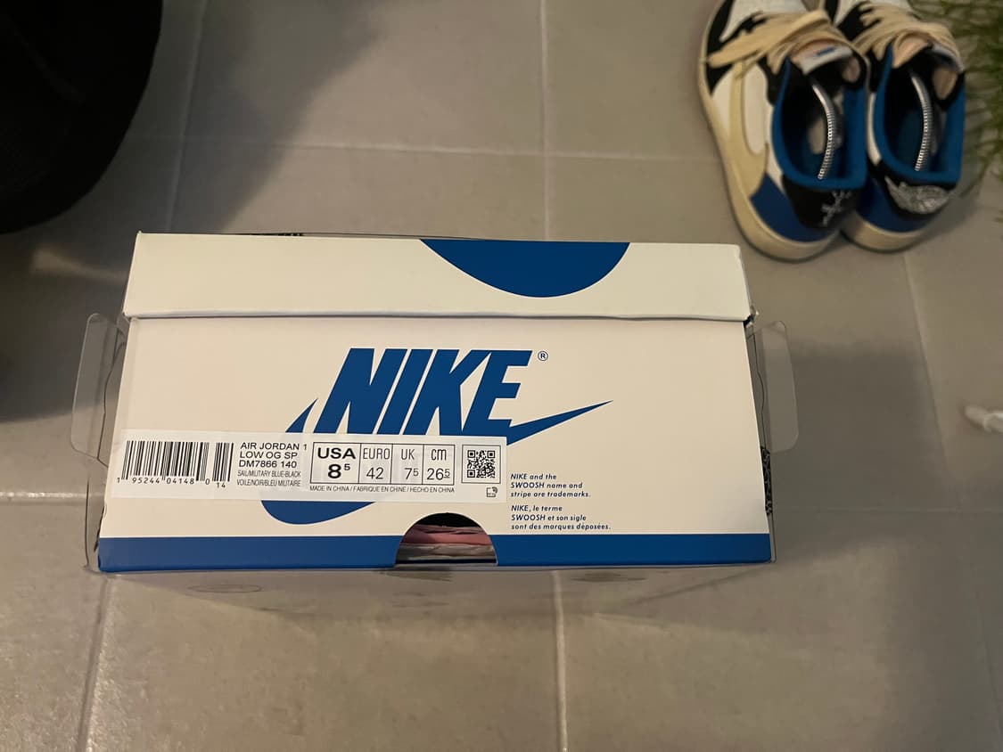 조던 1 x 트래비스 스캇 x 프라그먼트 레트로 로우 OG SP 밀리터리 상품이미지4