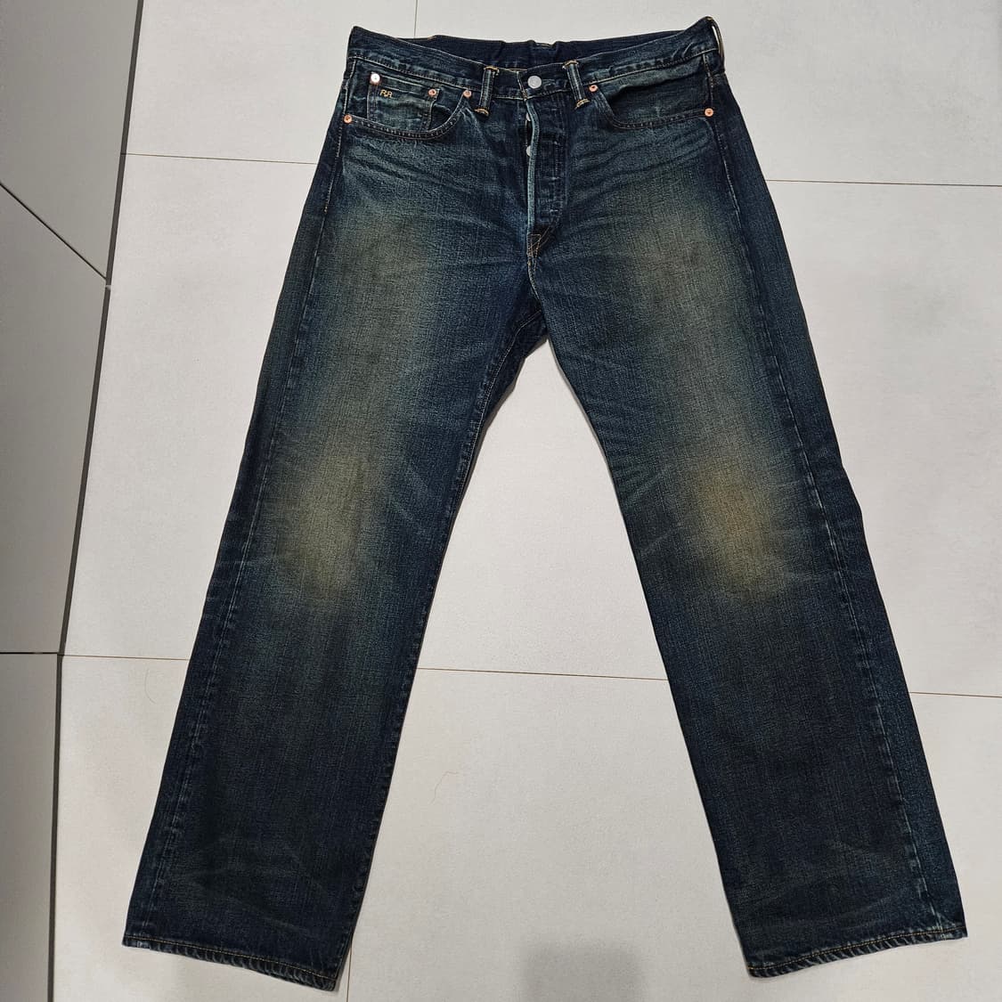 RRL 기빈스진 33/32 빈티지 파이브포켓 데님 givins 워싱진 상품이미지1